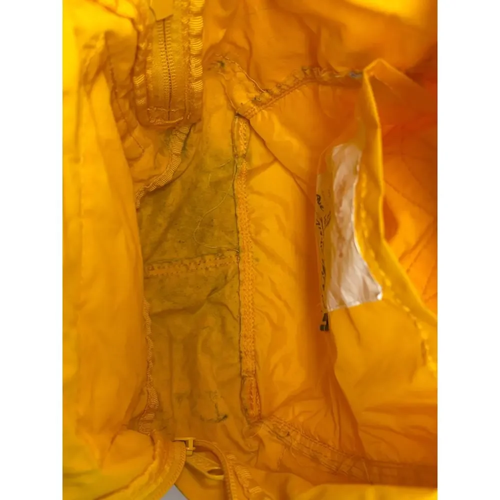 Fjallraven backpack yellow *lots of wear* small child